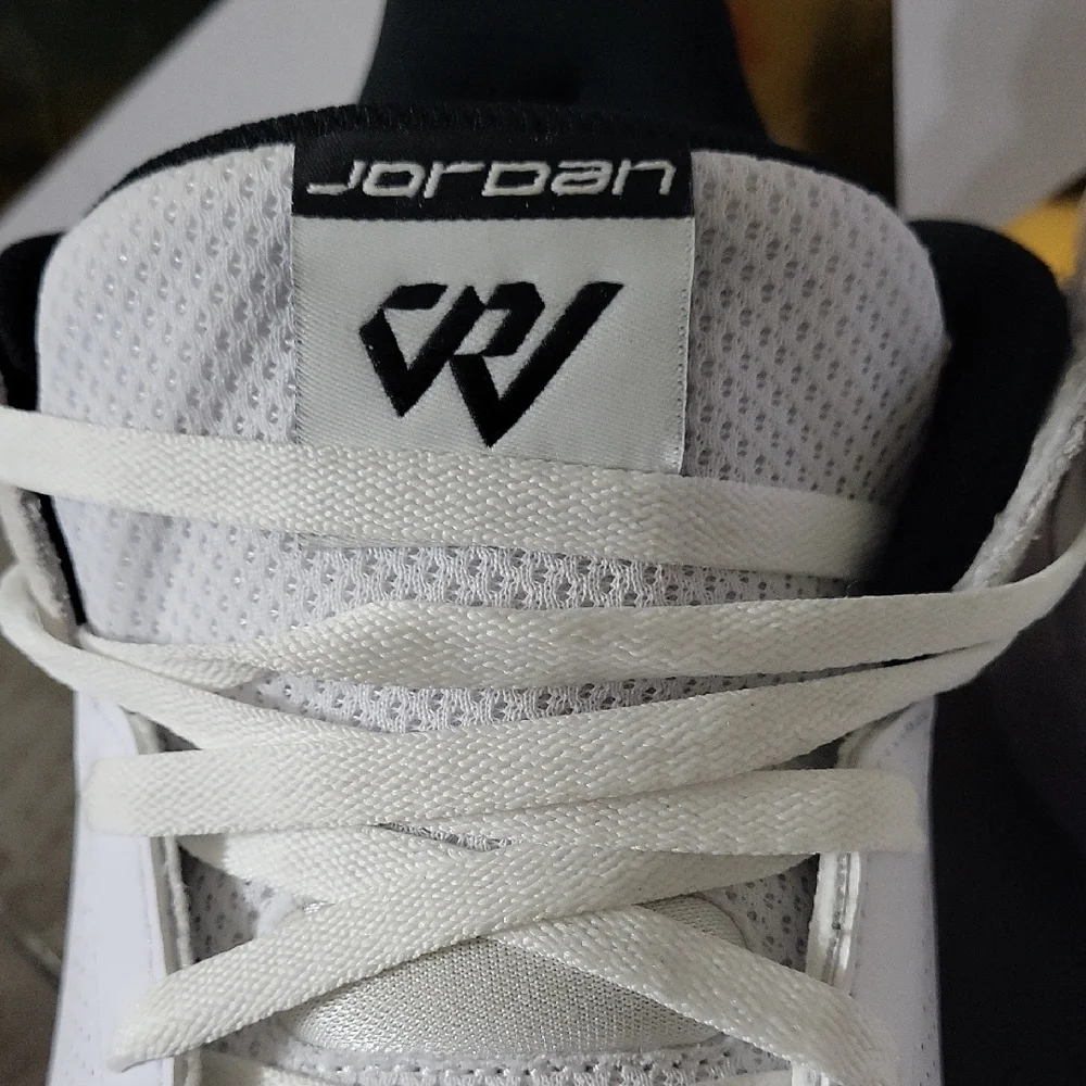 Jordan One Take 5 White Athletic Sneakers Black Red With Box